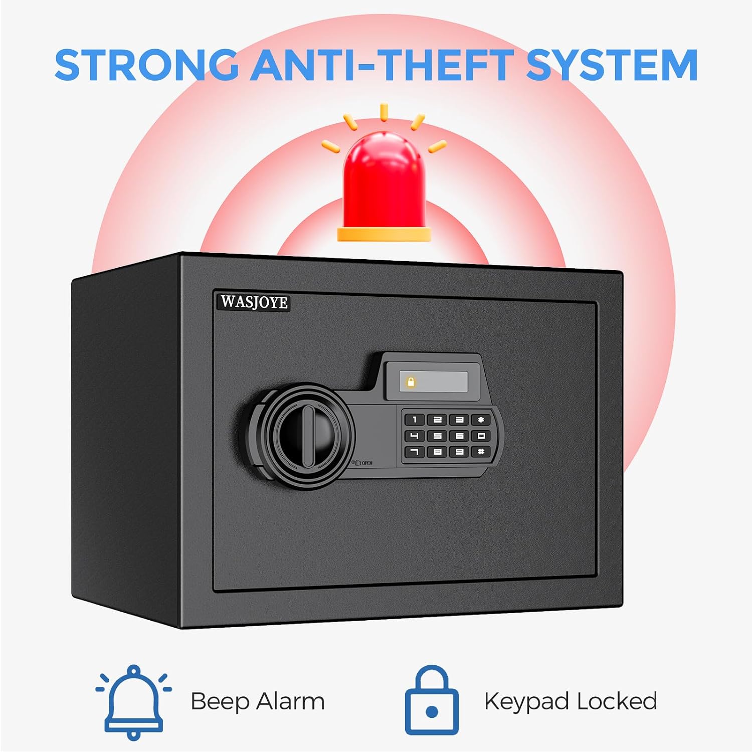 Detalle 1 de WASJOYE cassaforte biometrica 43L