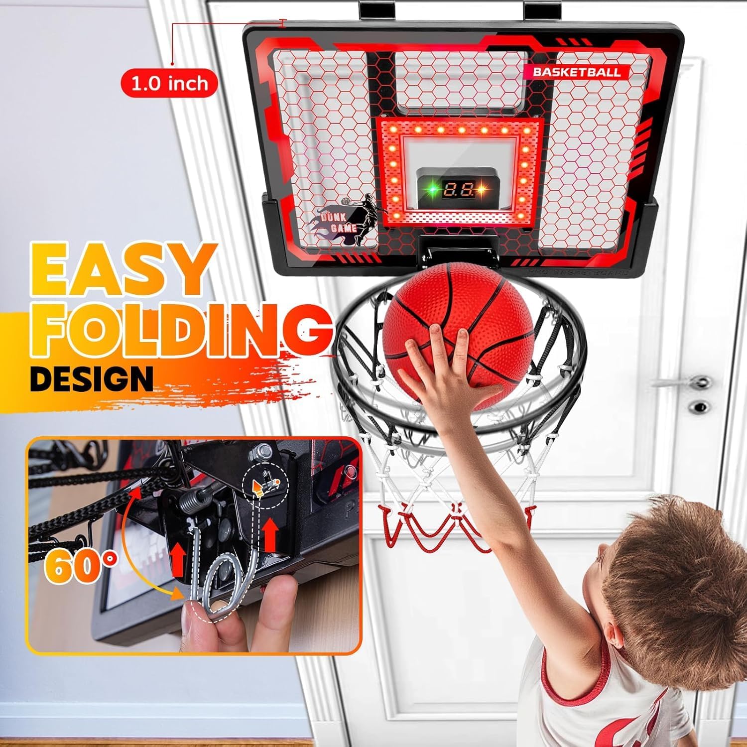 Thumbnail 4 de Indoor Basketball Hoop Pro 4-Ball Set