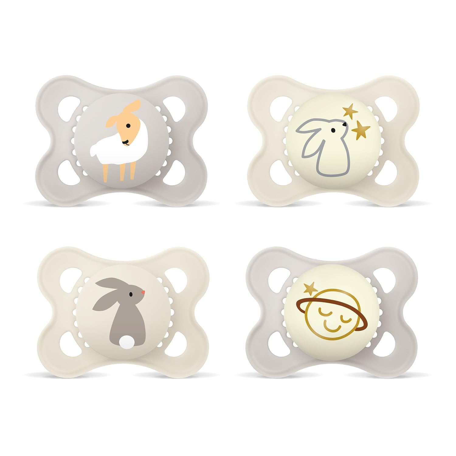 Detalle de MAM Original Day & Night Schnuller 0–6 Monate – 4er-Set