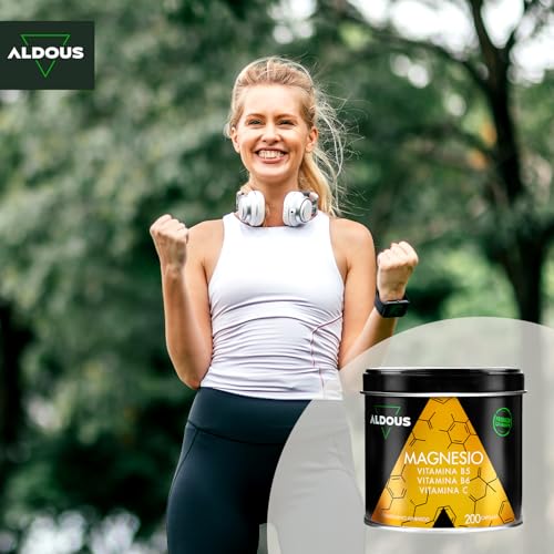 Thumbnail 9 de Citrato de Magnesio 1500 mg Aldous Bio – 200 cápsulas vegetales con Vitamina C, B6 y B5