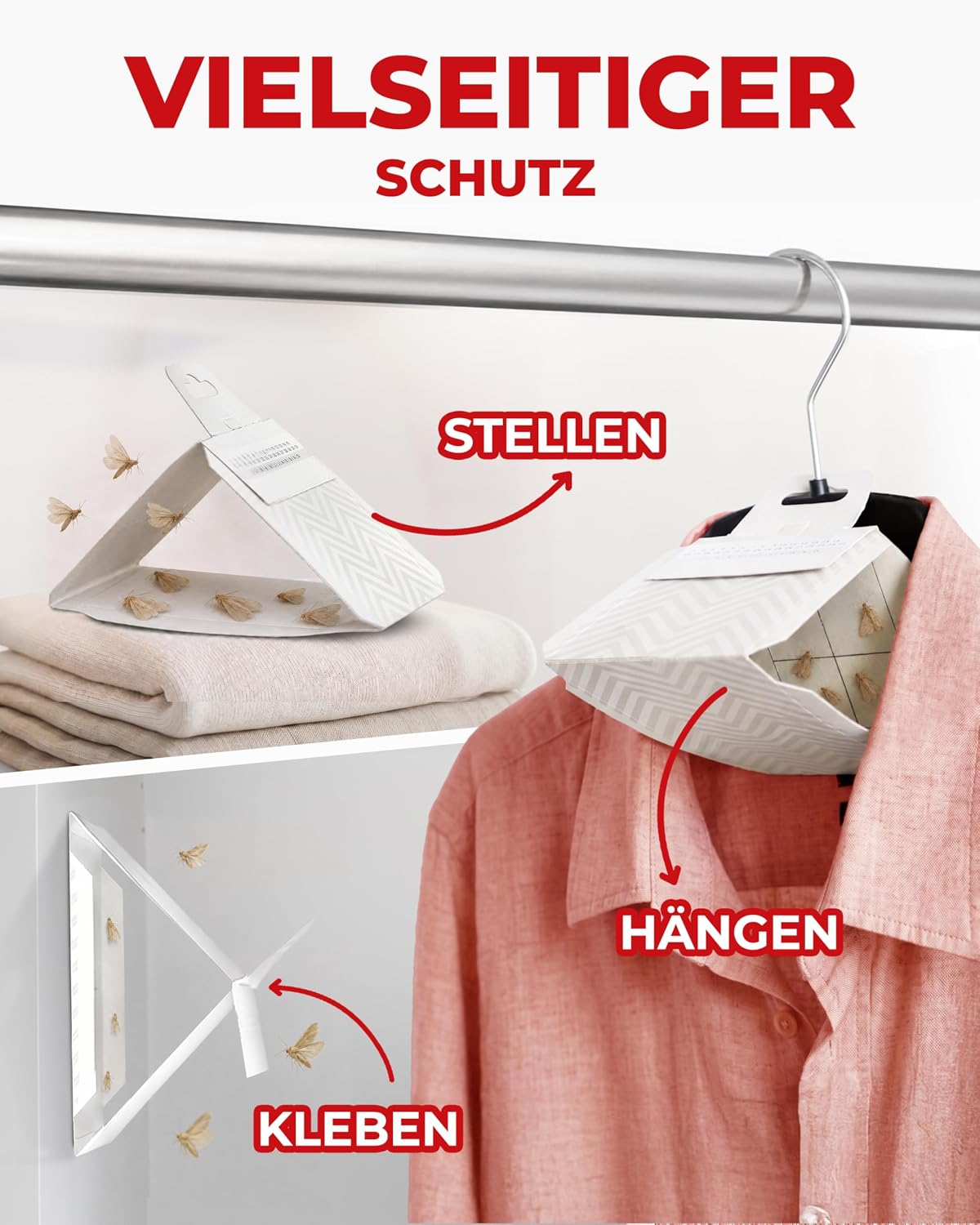 Detalle 2 de PIC Kleidermottenfalle Mottenschutz Kleiderschrank