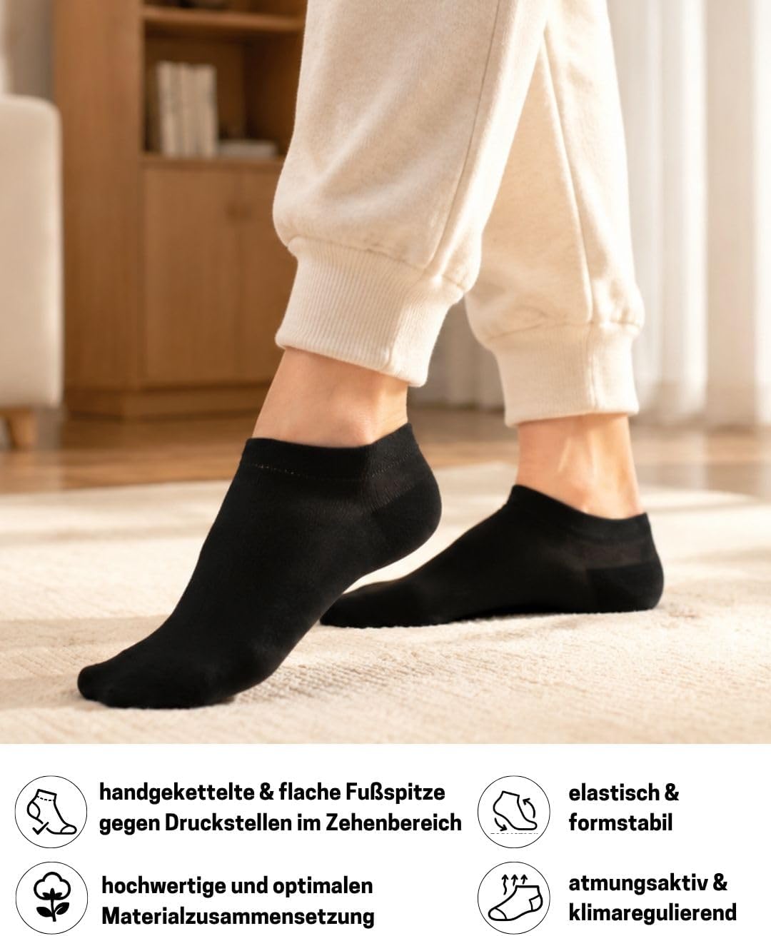 Thumbnail 3 de Premium Sneaker Socken 10 Paar aus Baumwolle