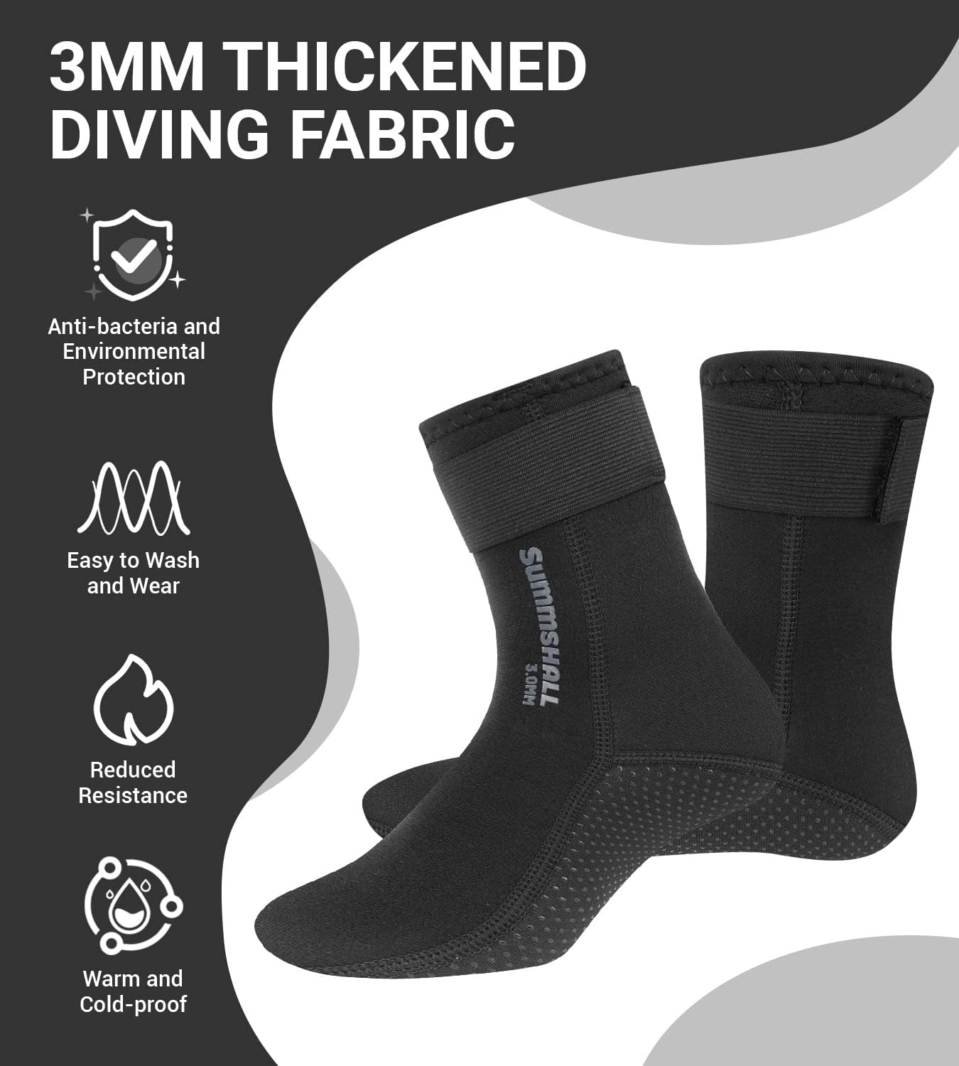 Detalle 1 de Summshall Neopren-Socken 3 mm