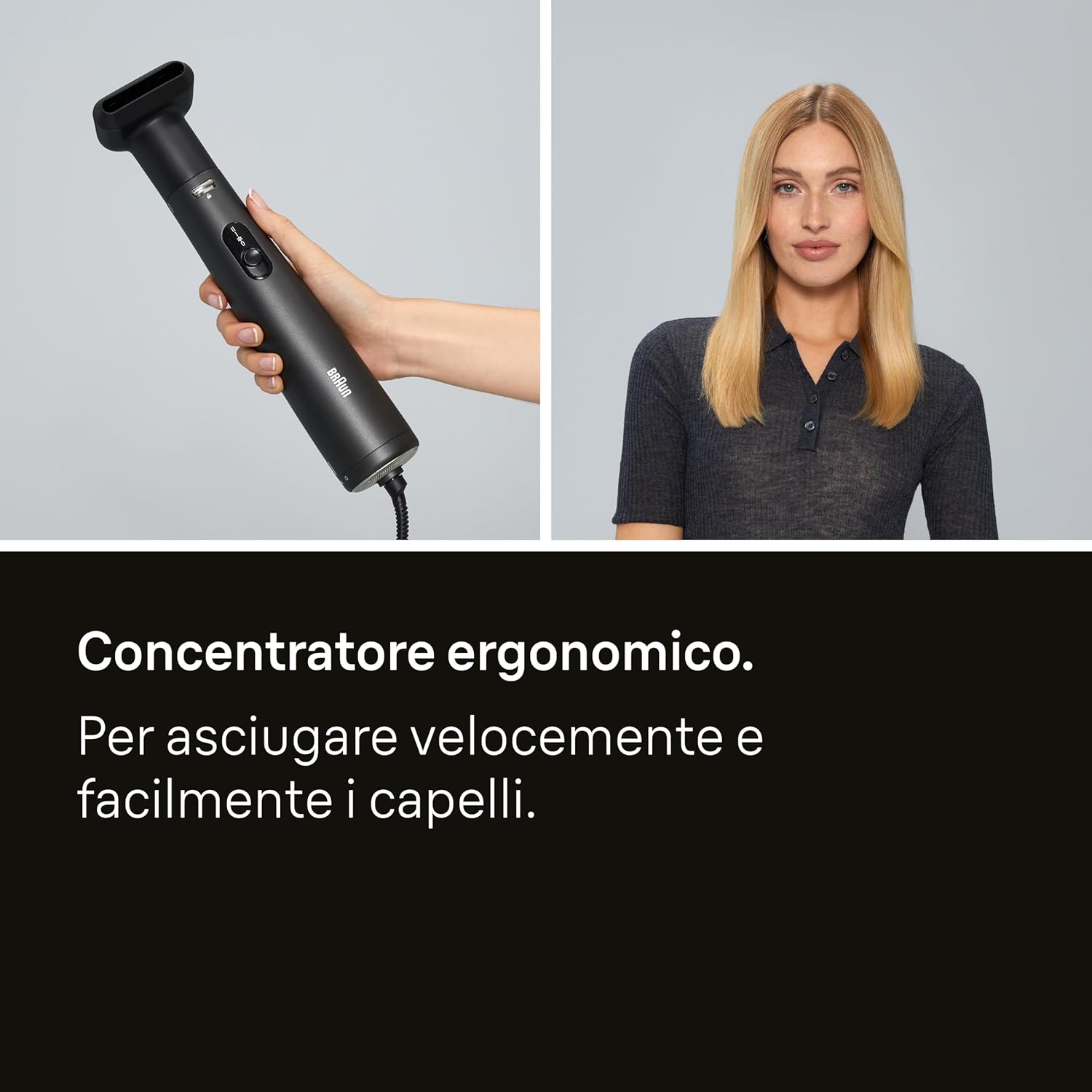 Thumbnail 6 de Braun Air Styler AS4.2 BRAS420E: spazzola ad aria calda con Super IONTEC e 3 modalità di styling