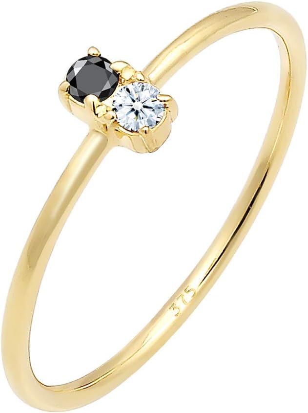 Imagen de Elli Premium Damen-Solitär Jahresring 9k 375 en OfertitasTOP