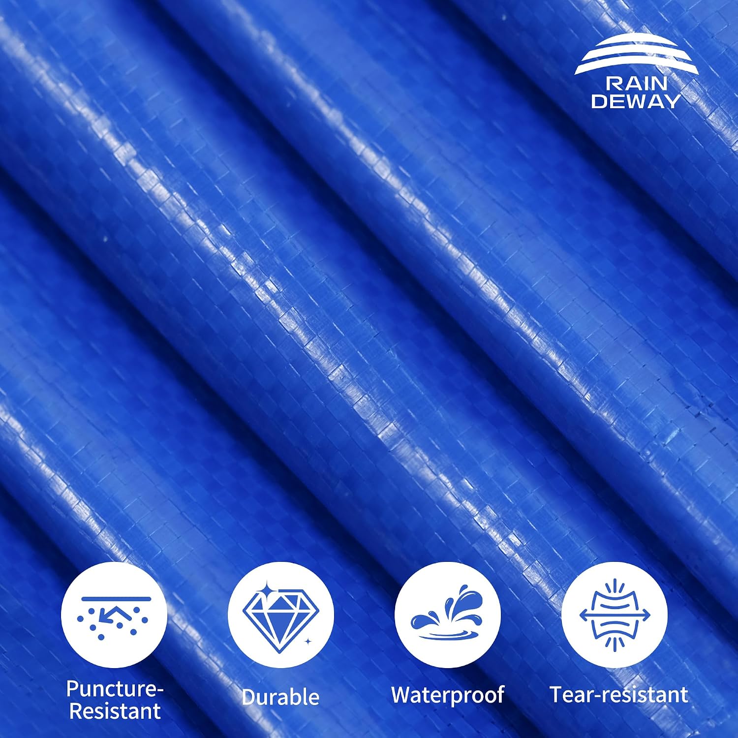 Detalle 2 de RAINDEWAY Round Tarp, 10 Feet