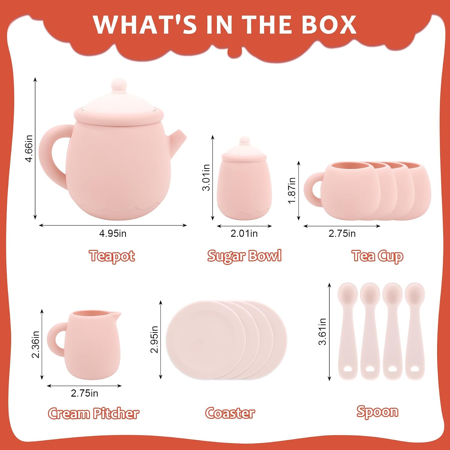 Thumbnail 5 de MCGMITT Silicone Tea Set for Toddlers