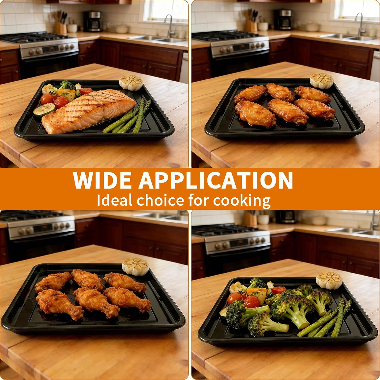 Thumbnail 5 de GCQFZ Air Fryer Crisper Tray 12.2 × 12.2 inches