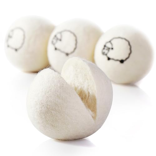 Thumbnail 6 de Hanamura 6 XXL Boules de lavage et séchage en laine néo-zélandaise – rangement coton inclus