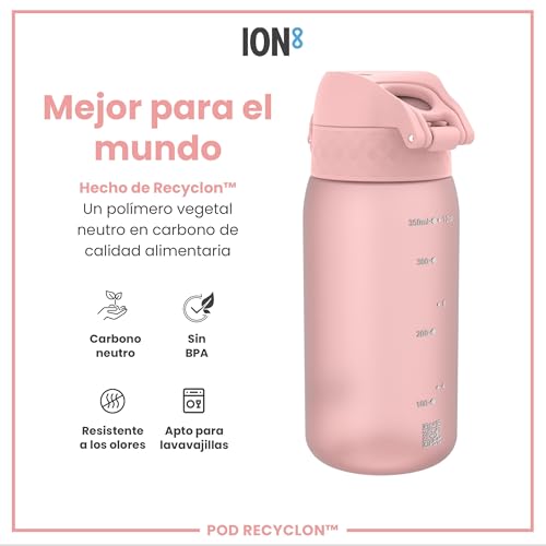 Detalle 2 de ion8 Botella de Agua 350 ml para niños 🚰