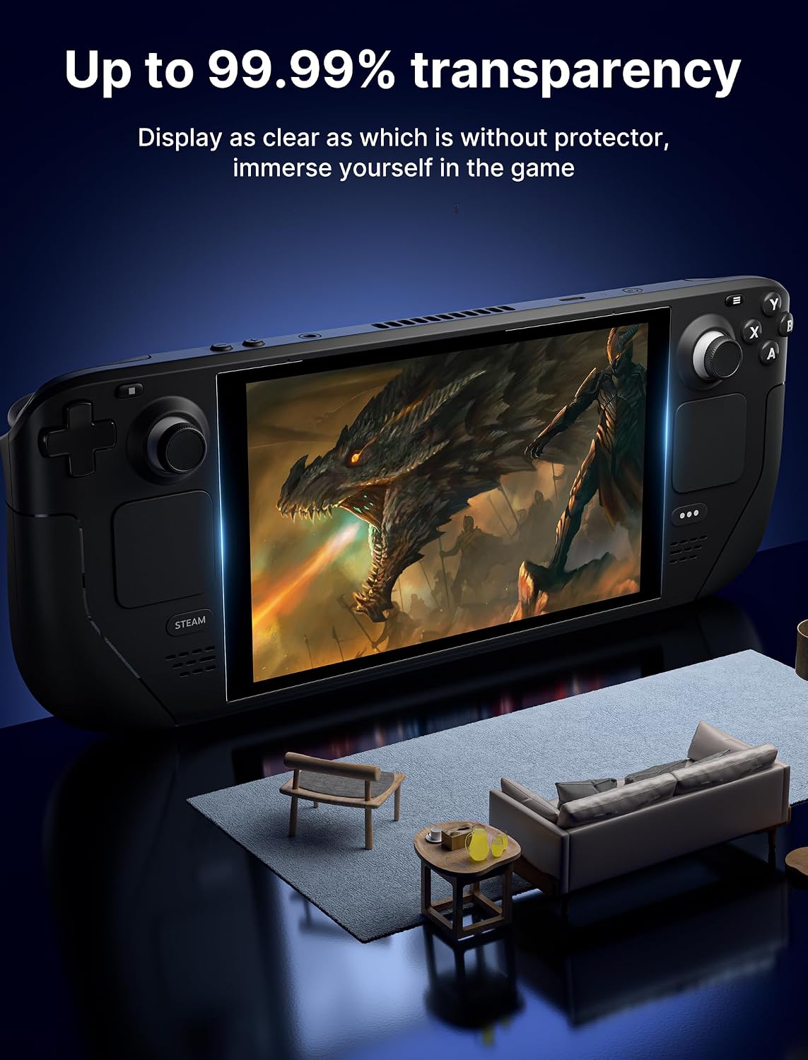 Thumbnail 4 de JSAUX 2-Pack Screen Protector for Steam Deck