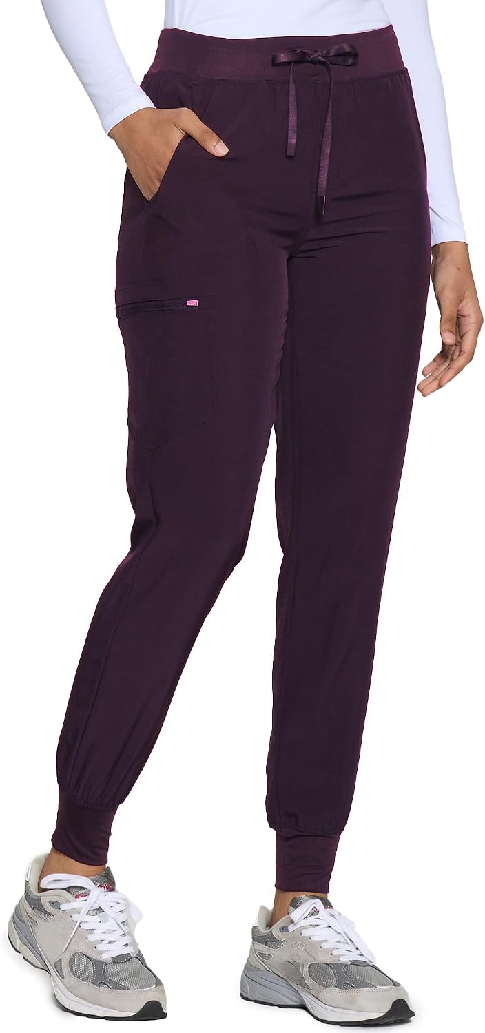 Detalle de COZYFIT Women’s Scrub Jogger Pants, Stretch Fabric and Five Pockets