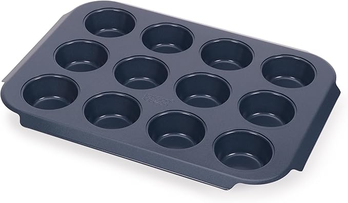 Joseph Nest™ Bake Bandeja para Muffins 12 Tazas, Antiadherente 🍪