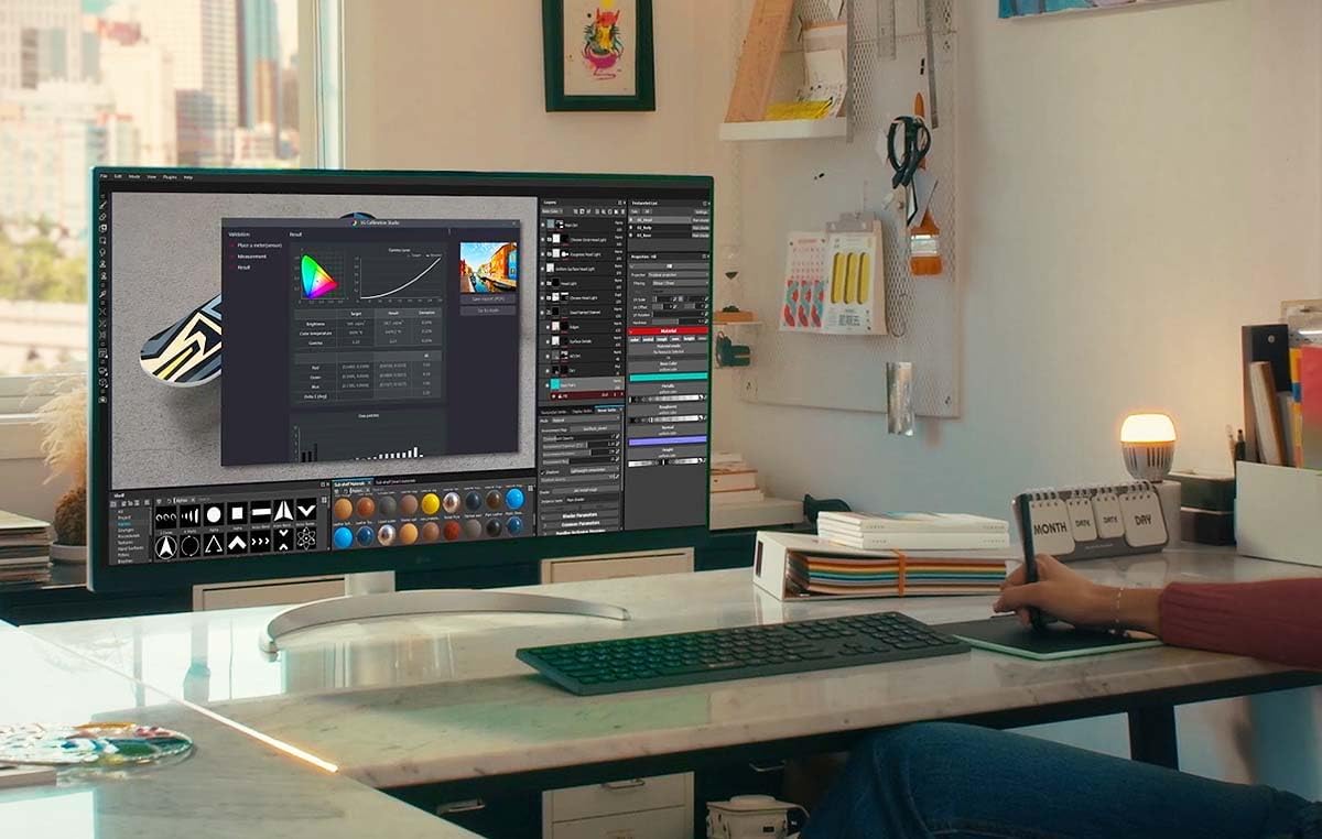 Thumbnail 4 de LG Ultrafine 32UQ850V-W.AEU : Écran PC 4K 32" IPS HDR400 et USB-C 90W