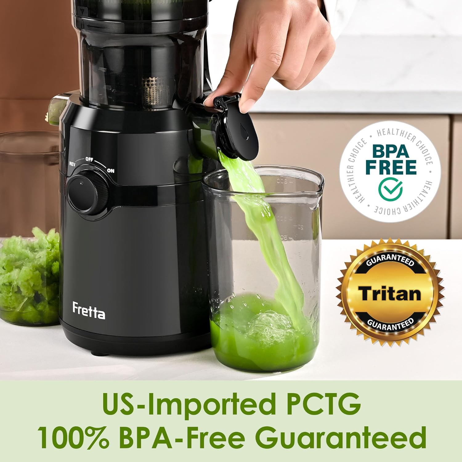 Detalle 2 de Fretta Cold Press Juicer 1 L