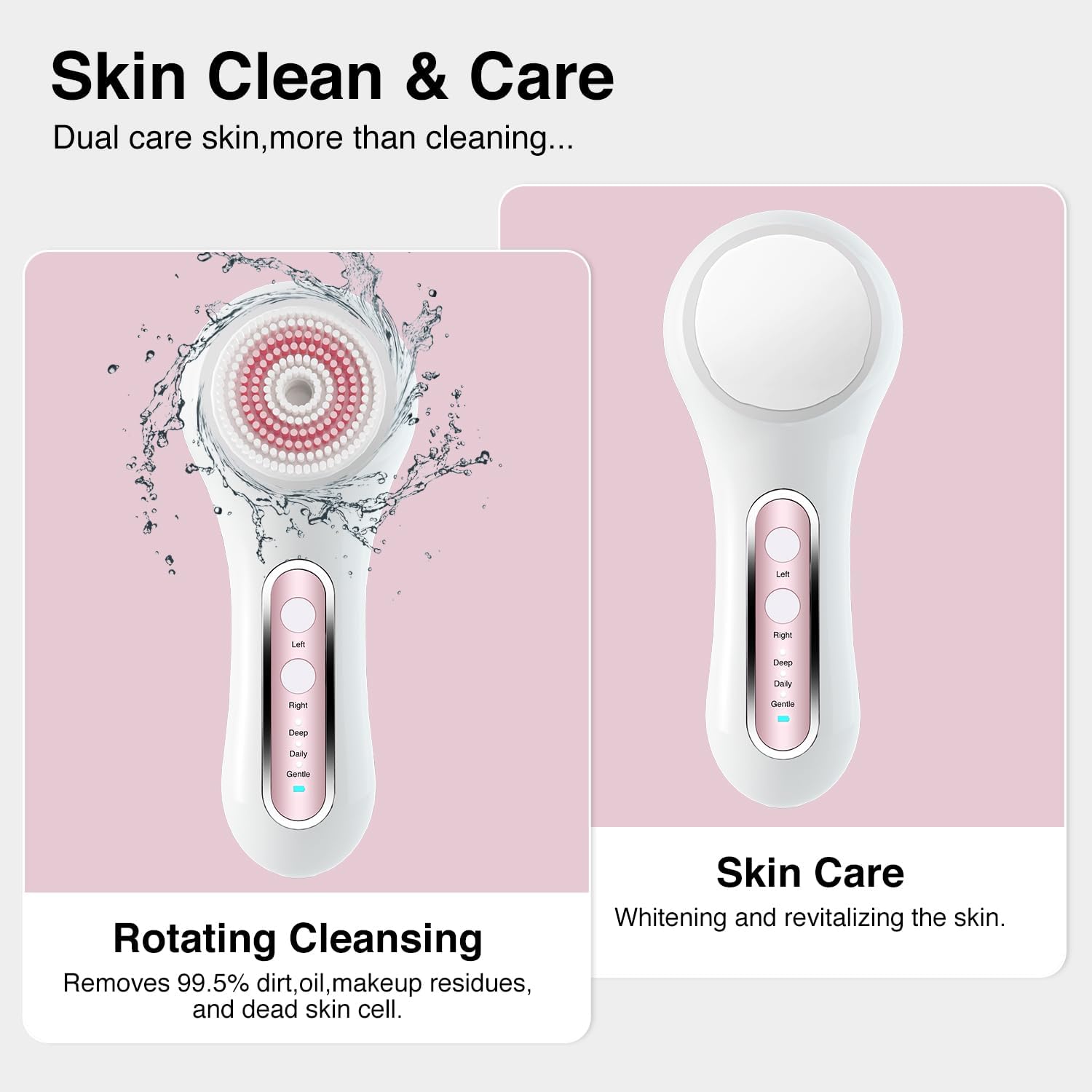 Thumbnail 4 de UMICKOO Electric Facial Cleansing Brush 30-Day Battery