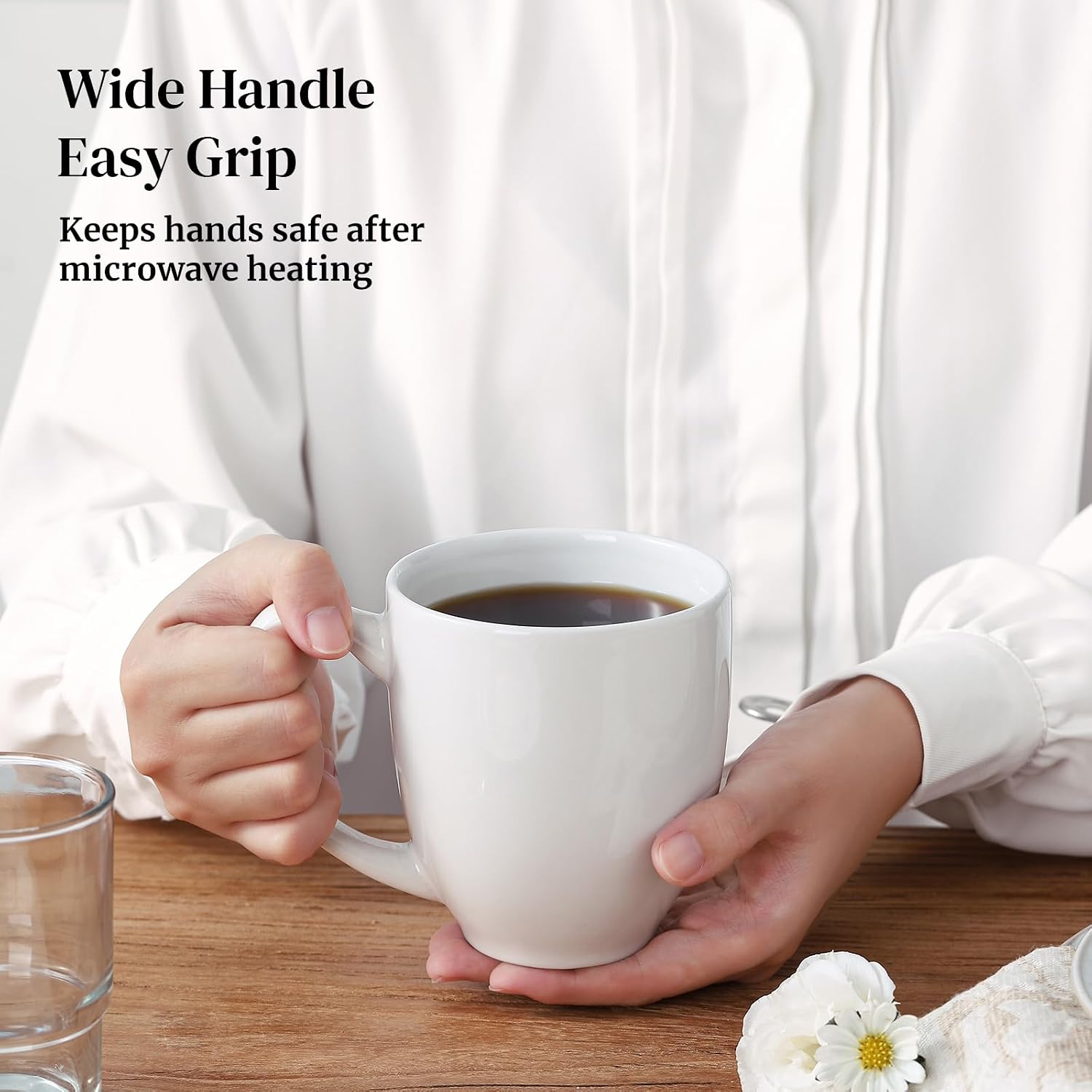 Thumbnail 3 de DOWAN Coffee Mugs 16 oz set of 6
