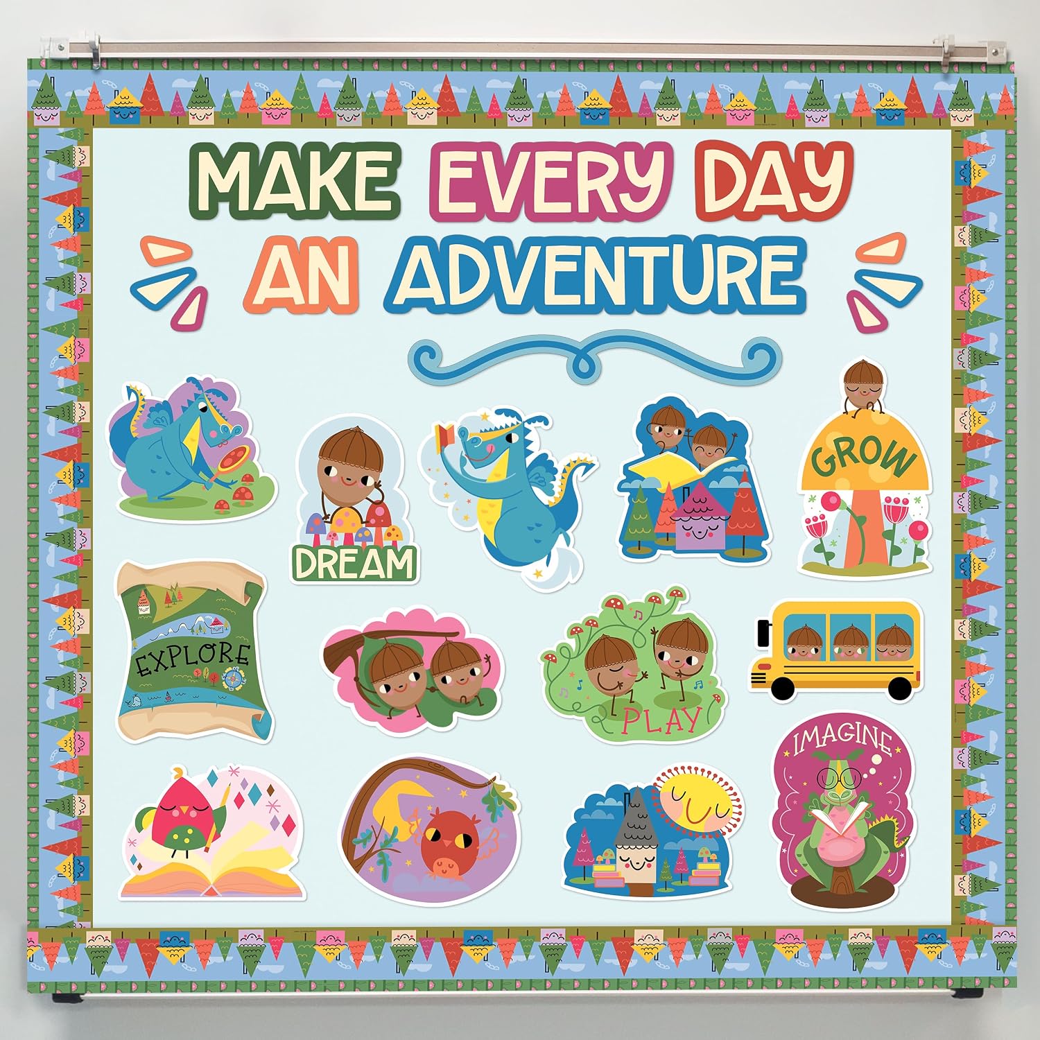 Detalle 1 de Carson Dellosa Bulletin Board Set, 32-Piece
