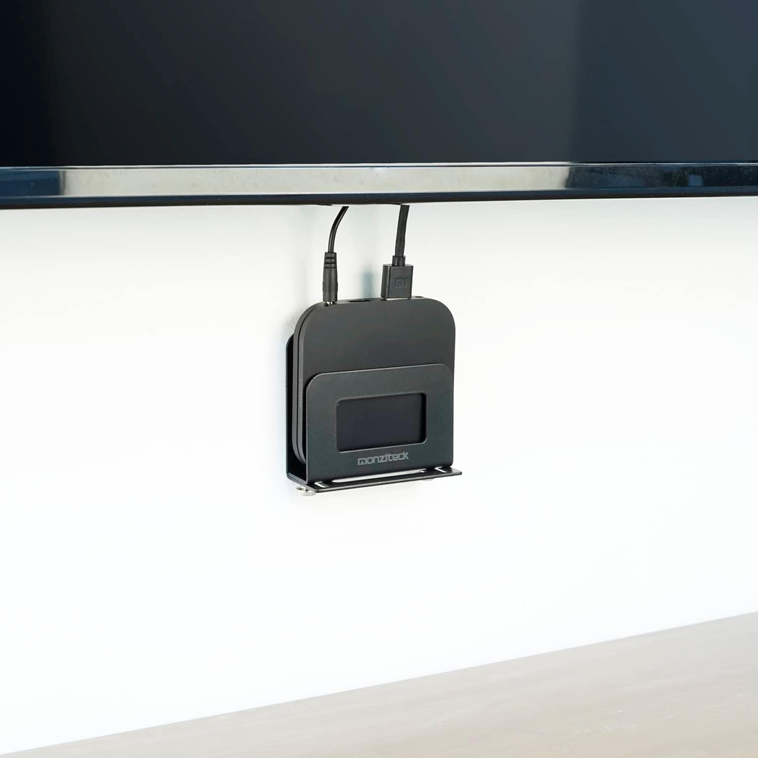 Thumbnail 6 de Monzlteck Support mural réglable pour petits appareils multimédias (Apple TV, Roku, routeur, modem)