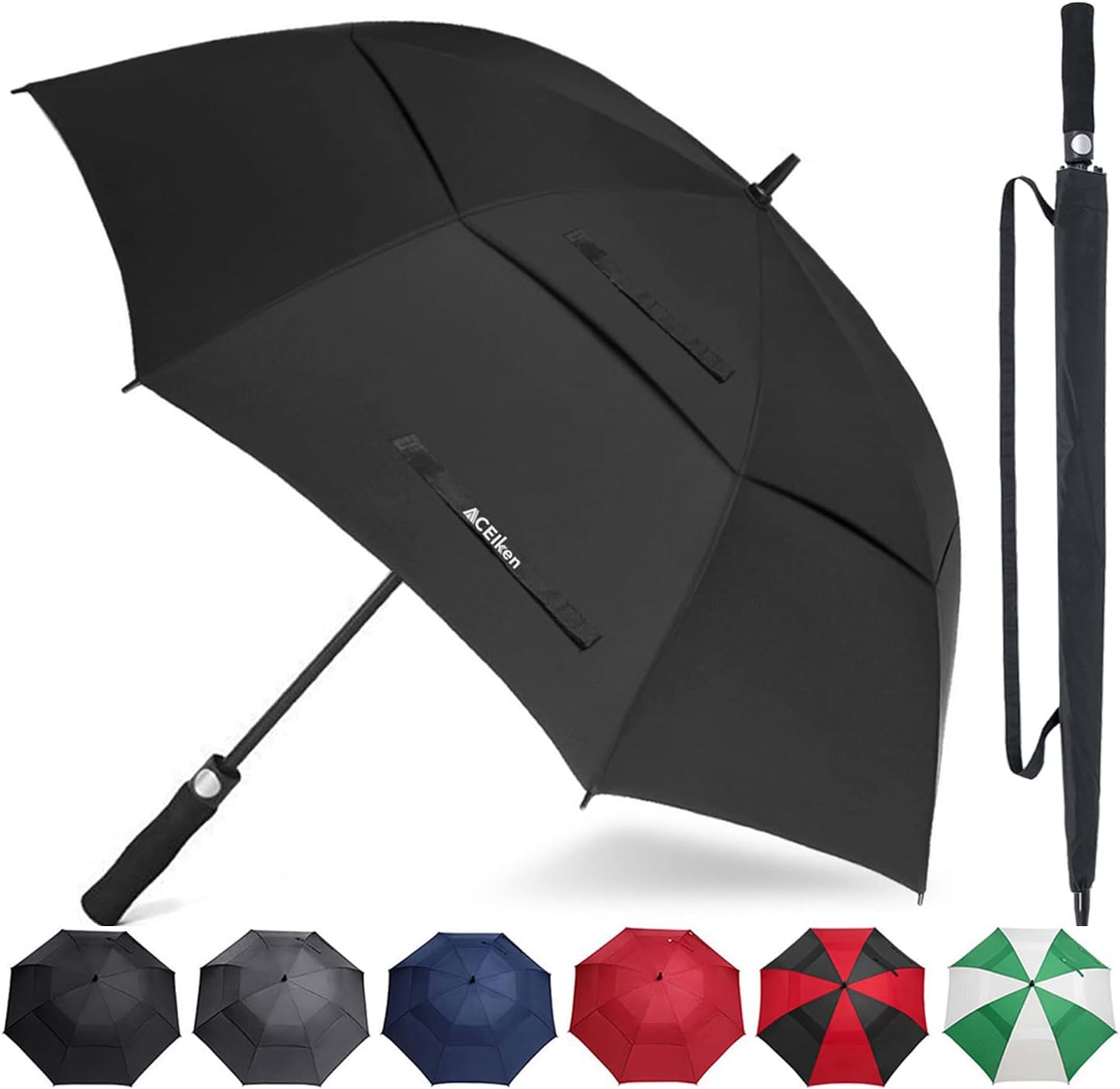 ACEIken Golf Umbrella 62 Inch Windproof