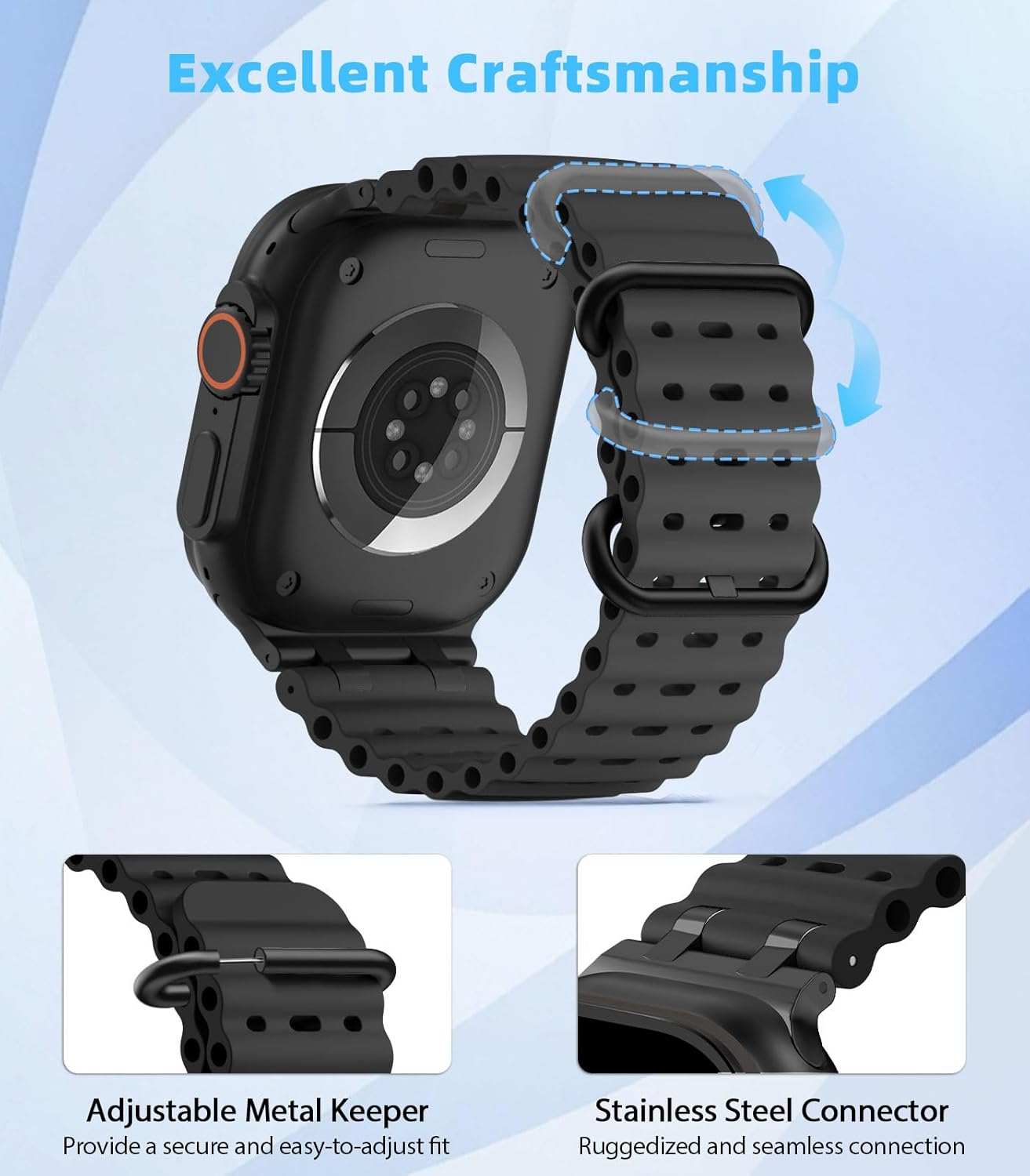 Thumbnail 3 de MoKo Ocean Band for Apple Watch 49mm