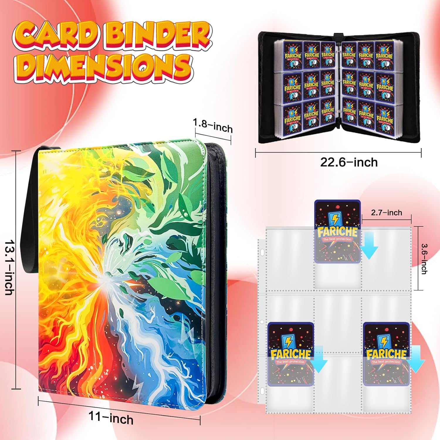 Thumbnail 5 de TCG-Storm Trading Card Binder 900 Cards 📚