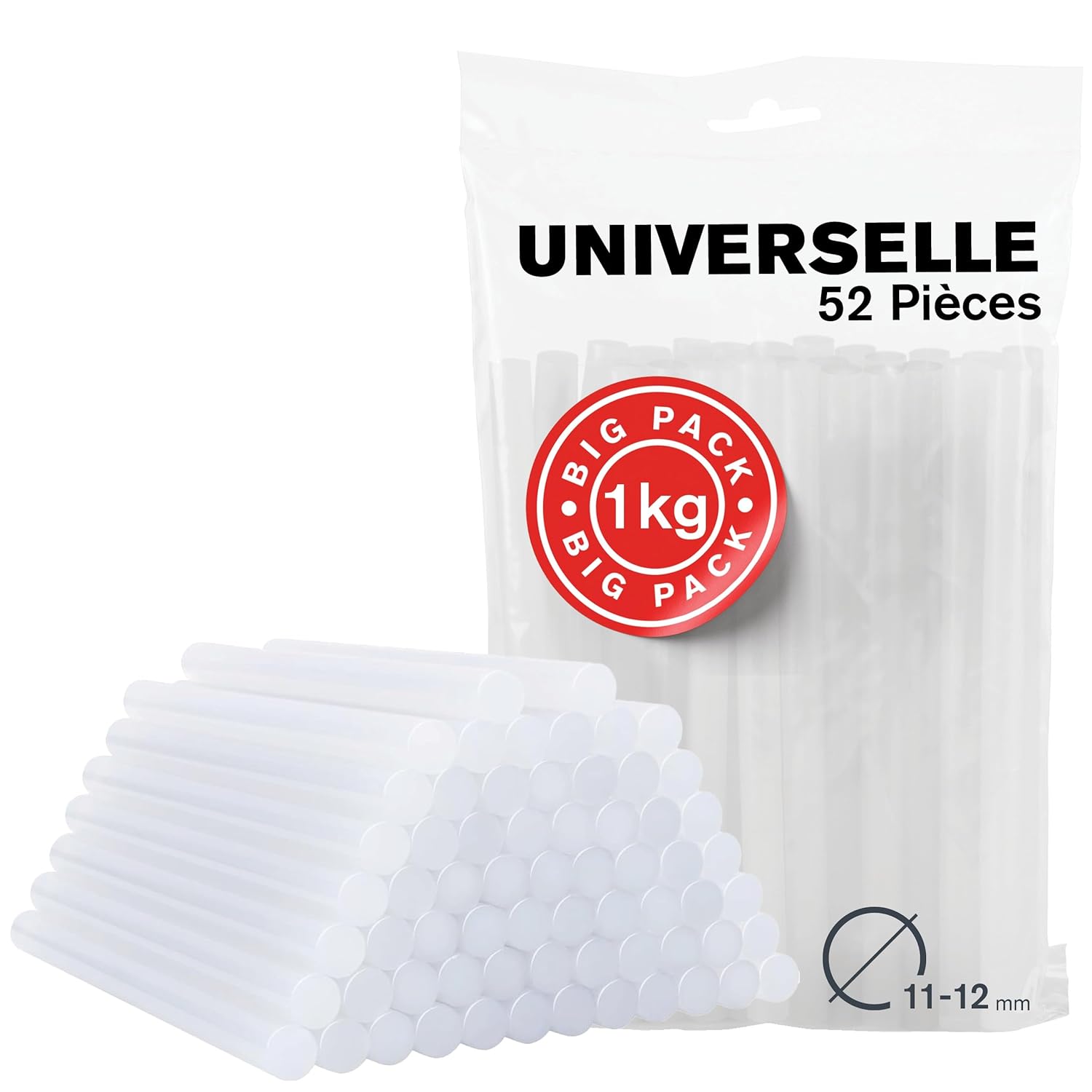Detalle de Rapid GEN-T Bâtons de colle 12 mm 1 kg