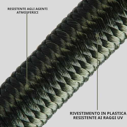 Detalle de Pluvios Robusto 10 Pacco Corde Elastiche Bungee Resistenti per Campeggio e Lavori Fai da Te – 12"/18"/30"/40" 2 Anni di Garanzia