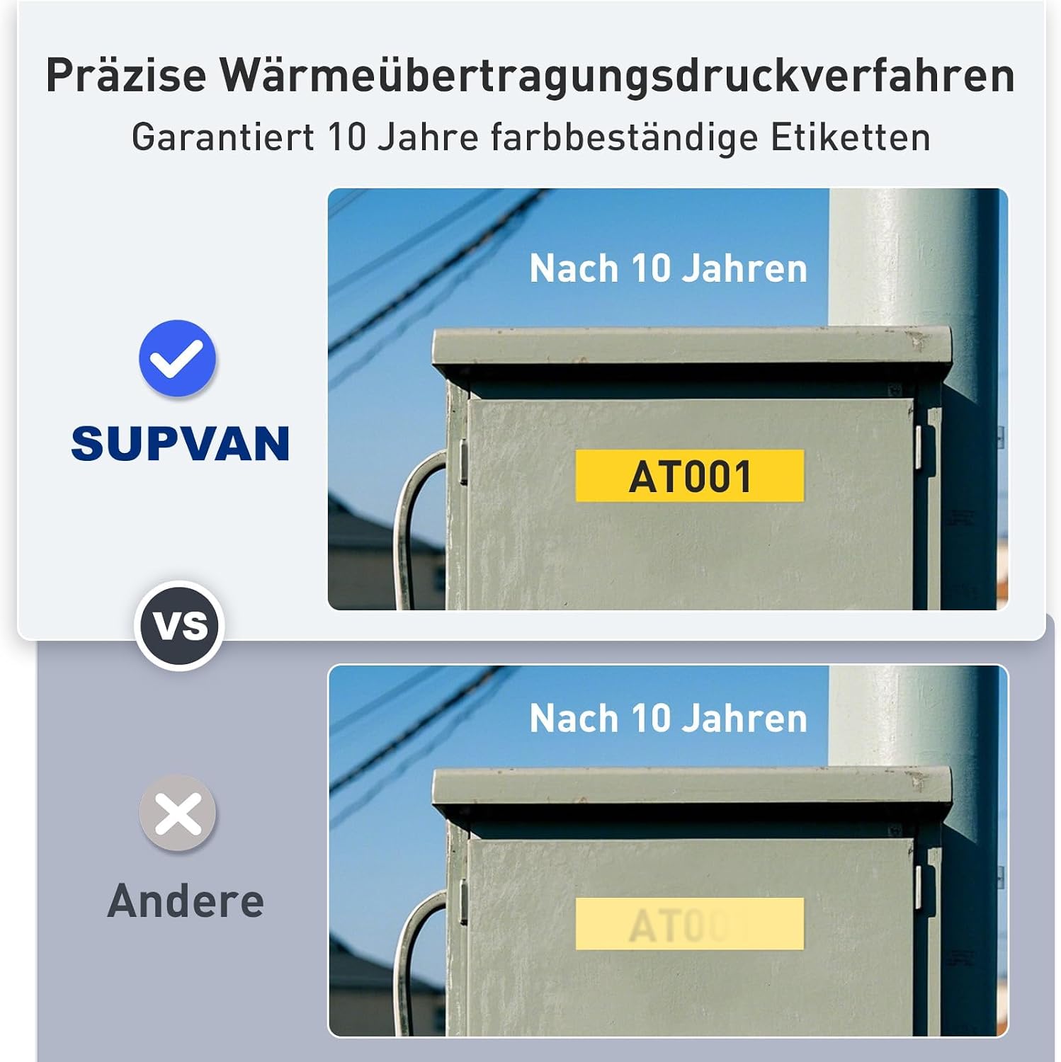 Detalle 2 de SUPVAN G15M Thermotransfer Drucker für Etiketten