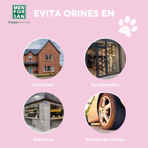 Detalle 2 de MENFORSAN Antiorines 500 ml: repelente educativo para perros y gatos