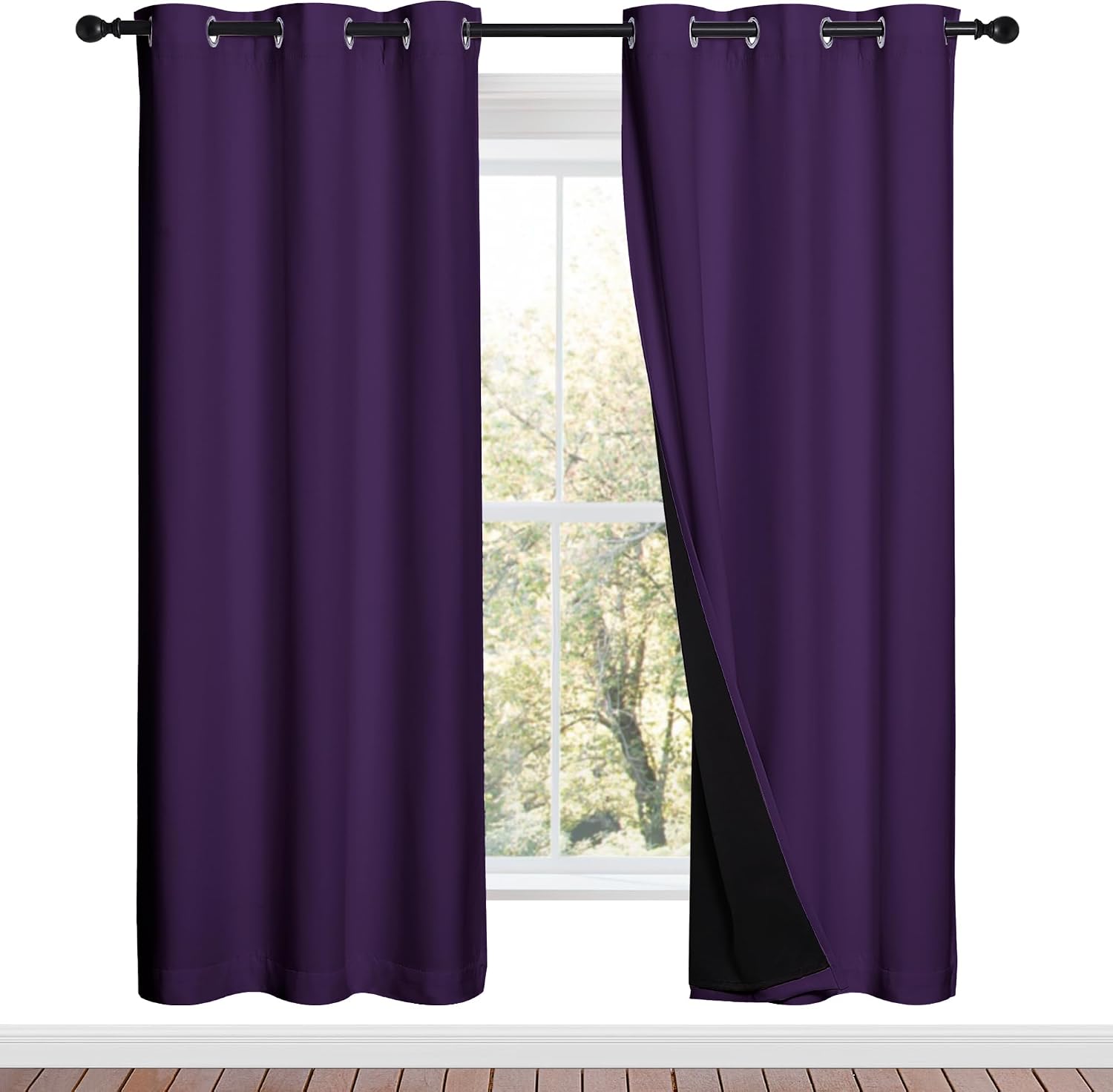 Detalle de NICETOWN Full Shade Curtain Panels 42 x 72