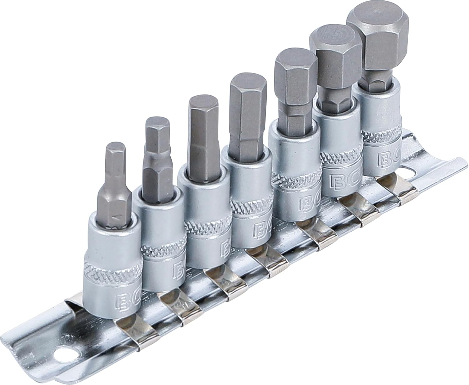 Detalle 2 de BGS 2161 1/4-inch Internal Hex Bit Socket Set, 7 Pieces