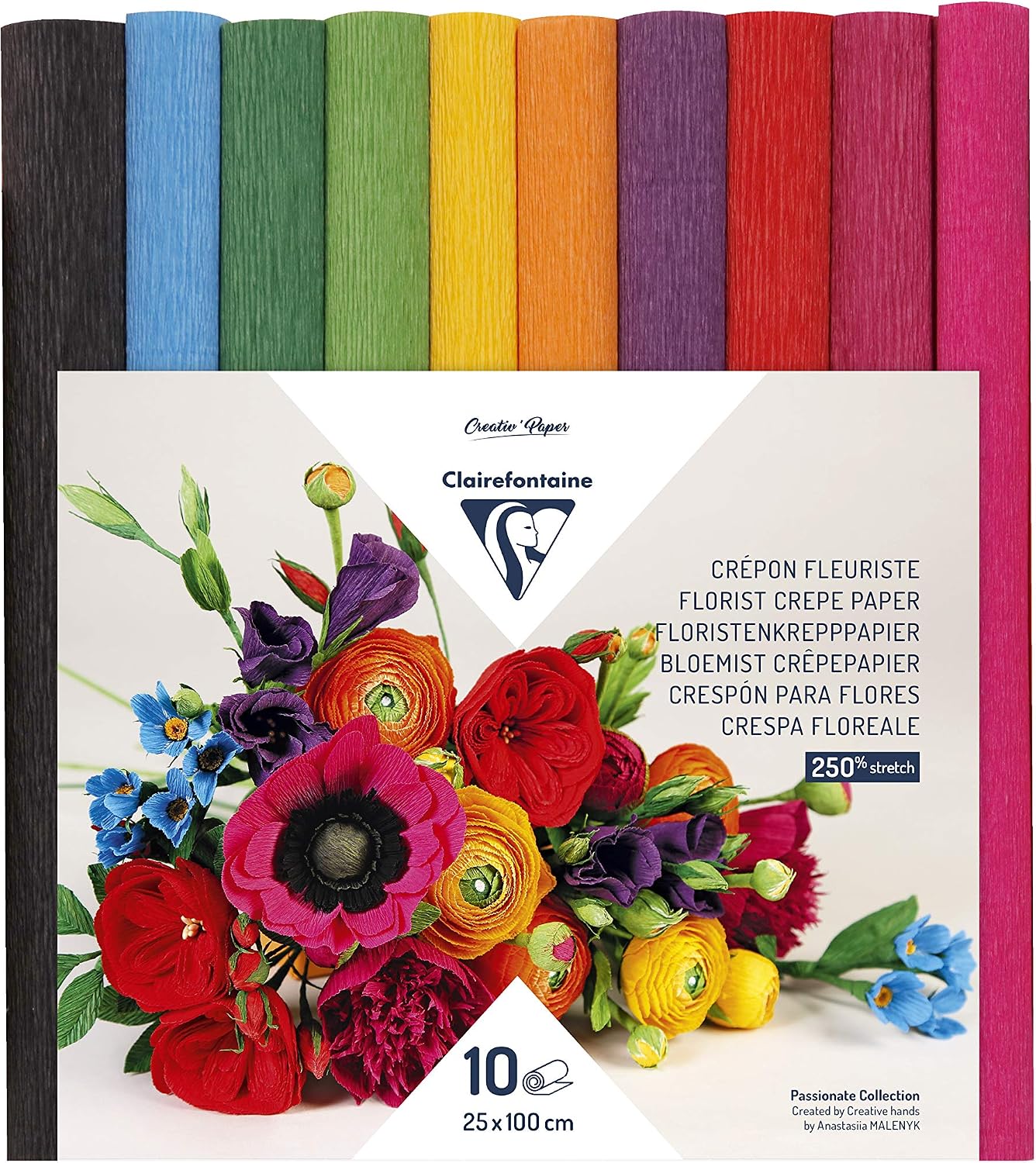 Thumbnail 6 de Clairefontaine 995000C carta crespa 25x100 cm