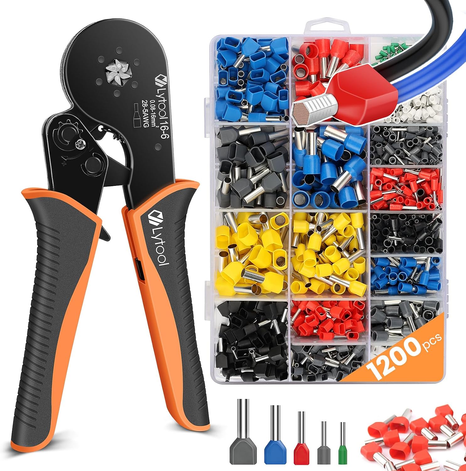 Detalle de Lytool Pinza Crimpatrice Esagonale 0,08-16 mm²