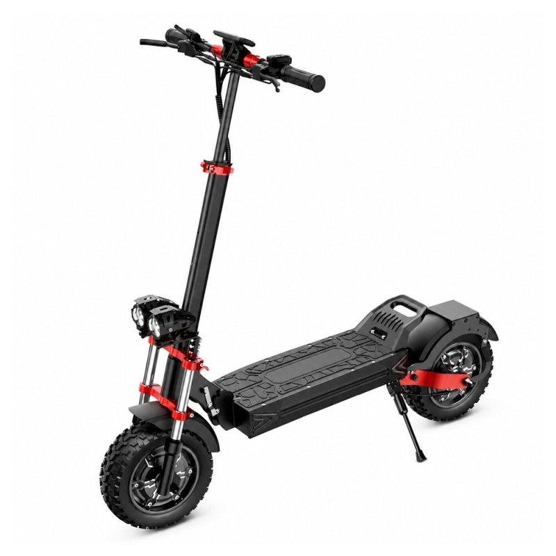 Detalle de iScooter iX8 2400W: Patinete eléctrico con autonomía de 69 km y suspensión doble