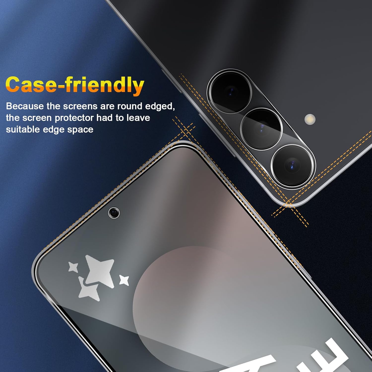 Thumbnail 6 de QULLOO Schutzfolie für Samsung Galaxy S25 FE – 3er Set Displayschutzfolie + Kameraschutz, 9H gehärtetes Glas