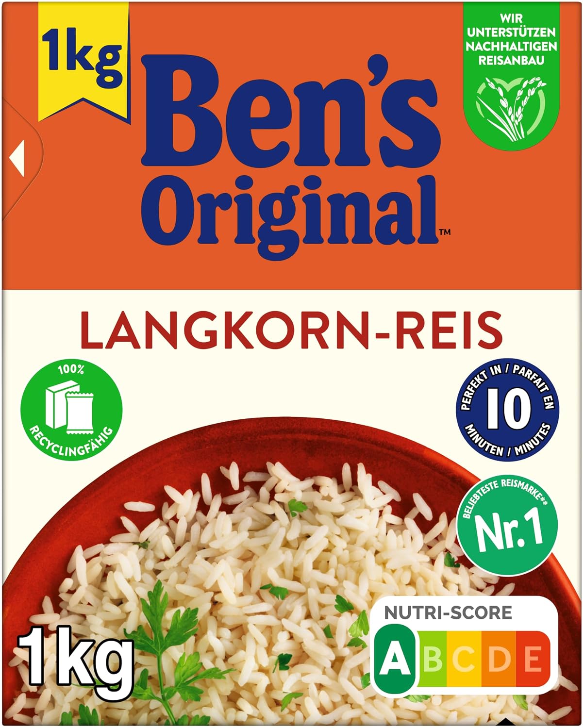 Detalle 2 de BEN'S ORIGINAL Langkorn Reis 10-Minuten 6x1kg