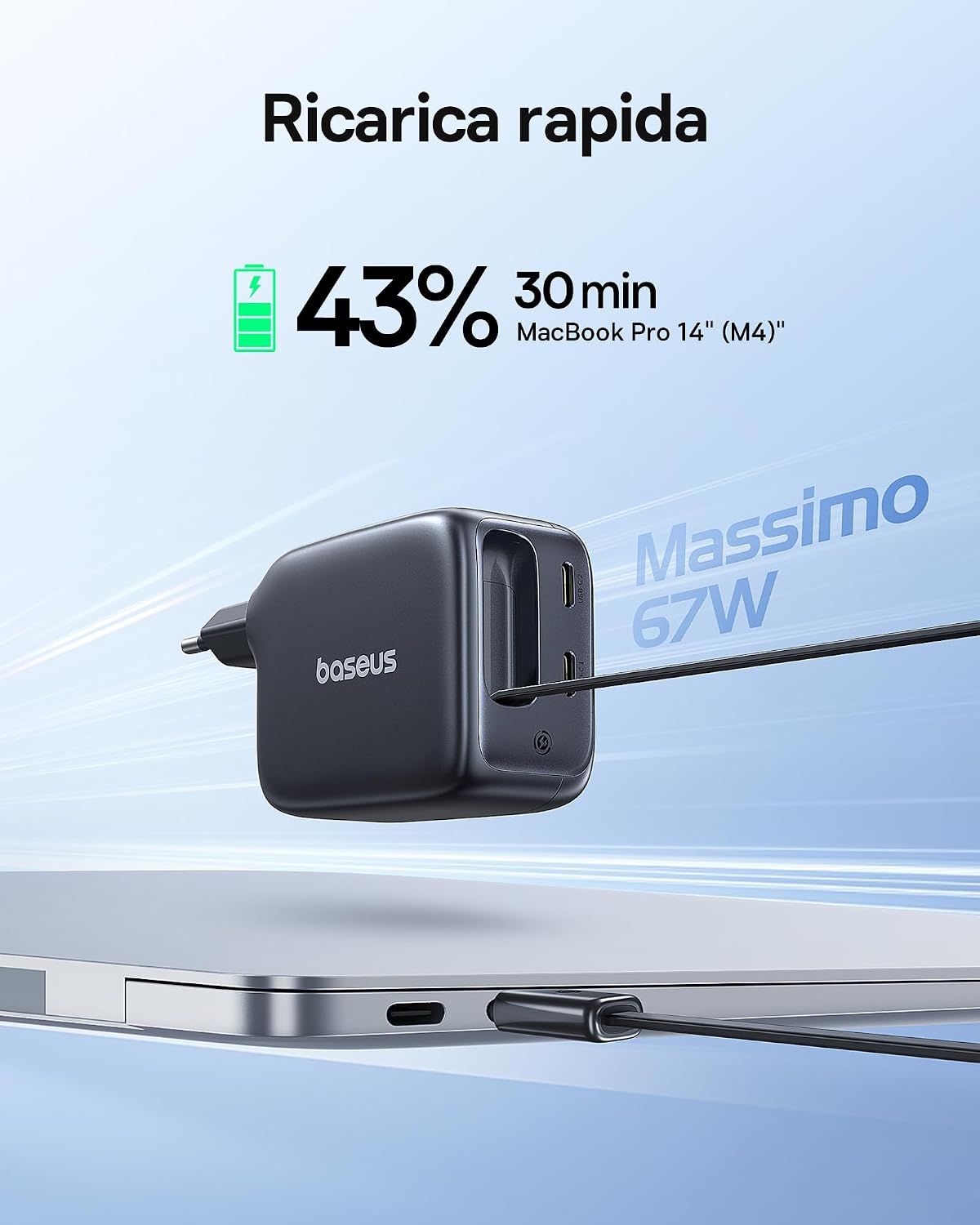 Thumbnail 1 de Baseus Enercore caricatore USB C 67 W