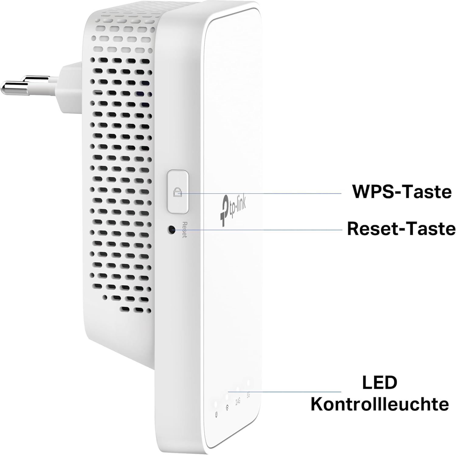 Thumbnail 1 de TP-Link RE230 WLAN-Verstärker Repeater AC750 – Dualband (2,4 GHz/300 Mbit/s, 5 GHz/433 Mbit/s), App-Steuerung, Signalstärkeanzeige, AP-Modus
