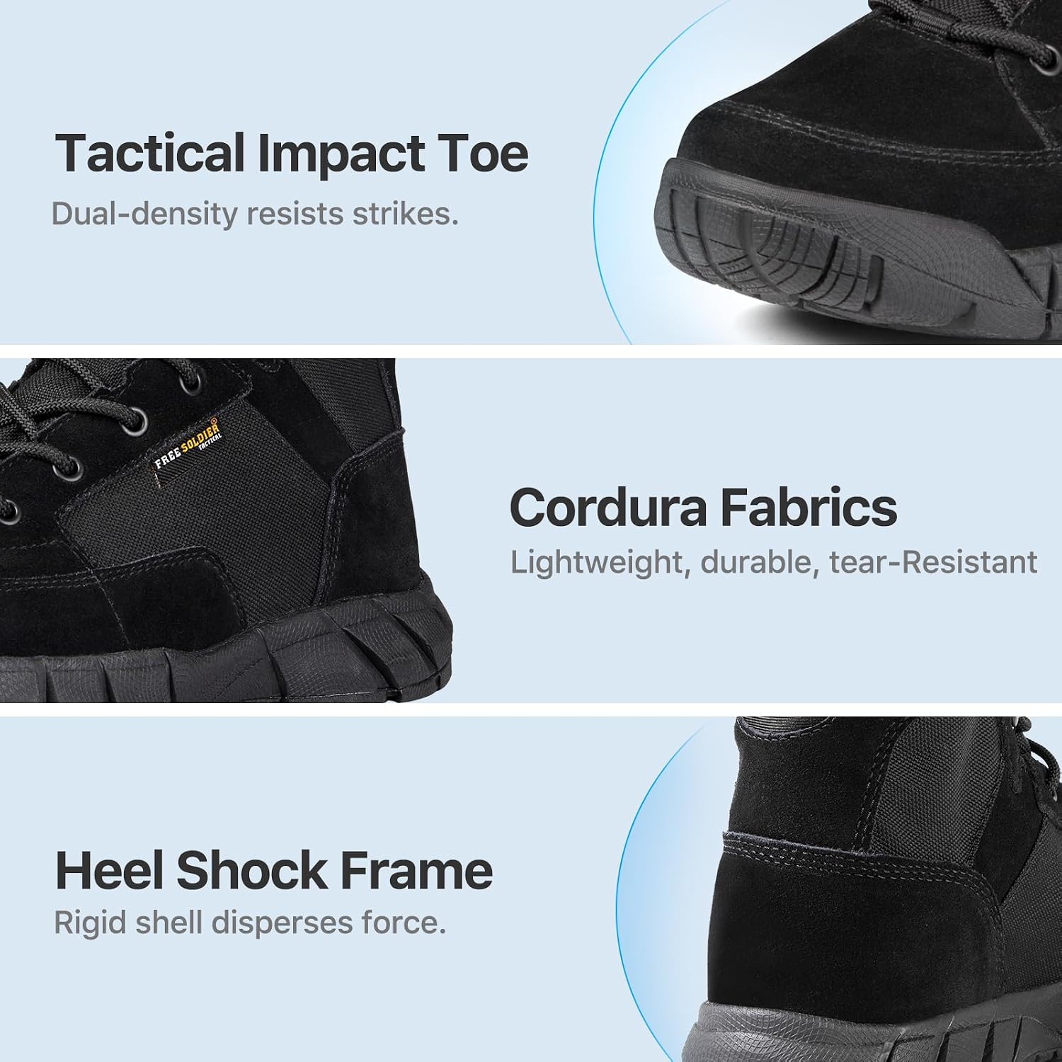 Thumbnail 6 de FREE SOLDIER Tactical Combat Boots – męskie buty taktyczne