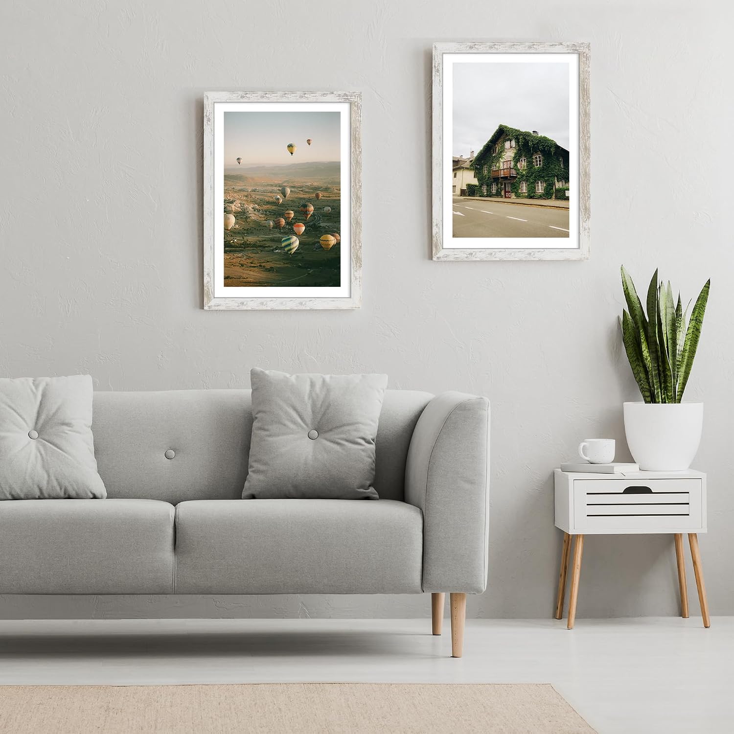 Detalle 2 de iRahmen 14x20 Rustic Wood Picture Frame Set