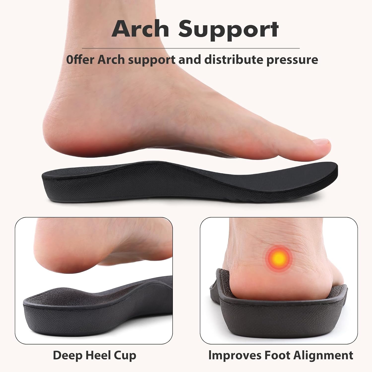 Thumbnail 3 de Litfun Women's Orthopedic Slippers with Arch Support and Adjustable Open Toe