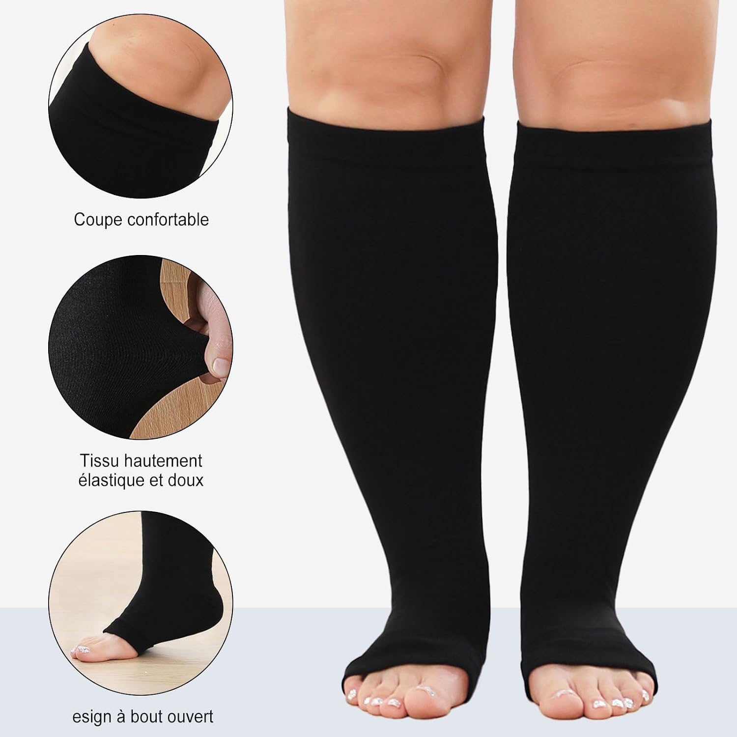 Thumbnail 3 de Chaussettes de compression LOFIR 20-30mmhg ⚙