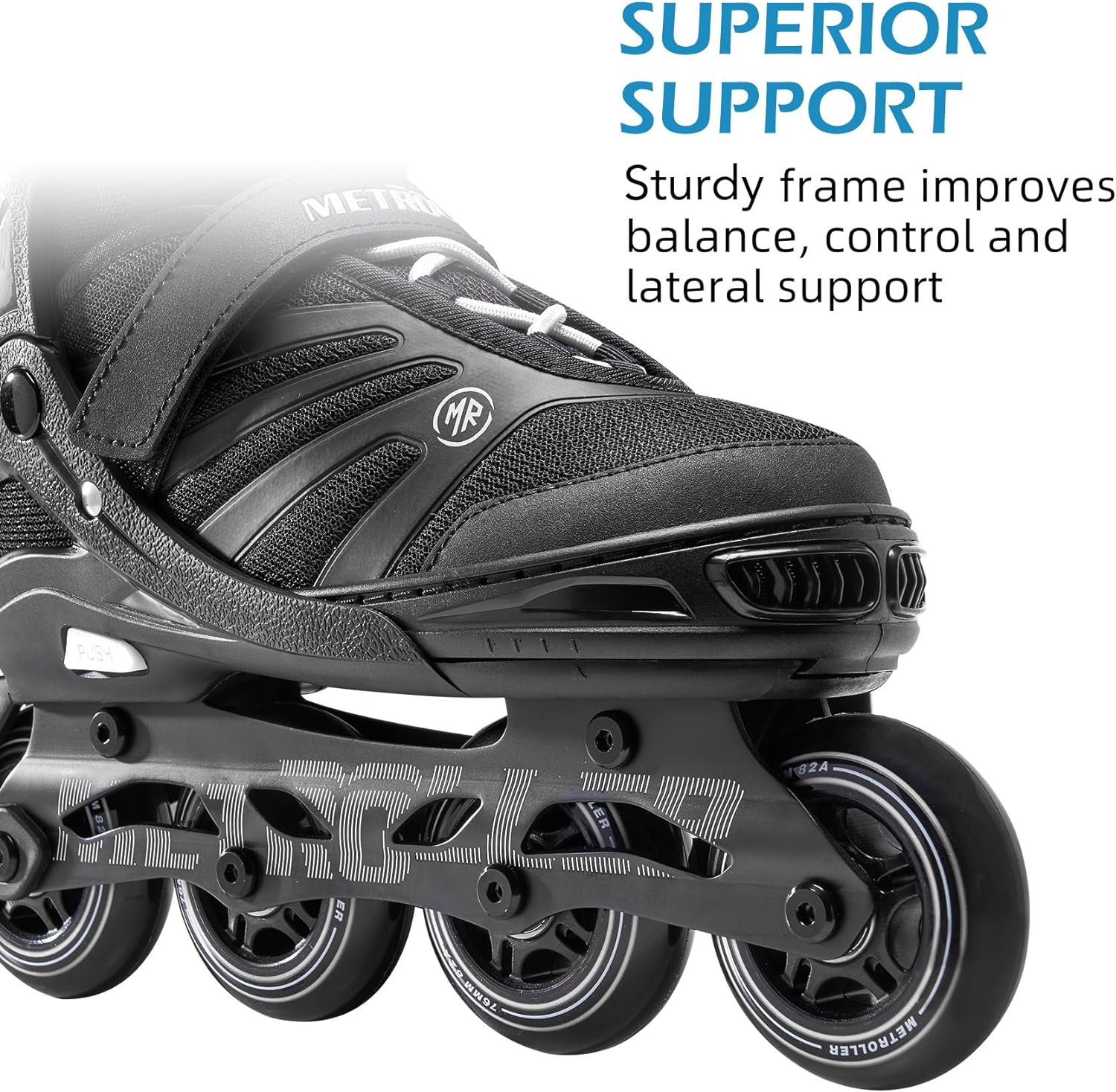 Detalle 2 de METROLLER Adjustable Inline Skates for Adults 🛼