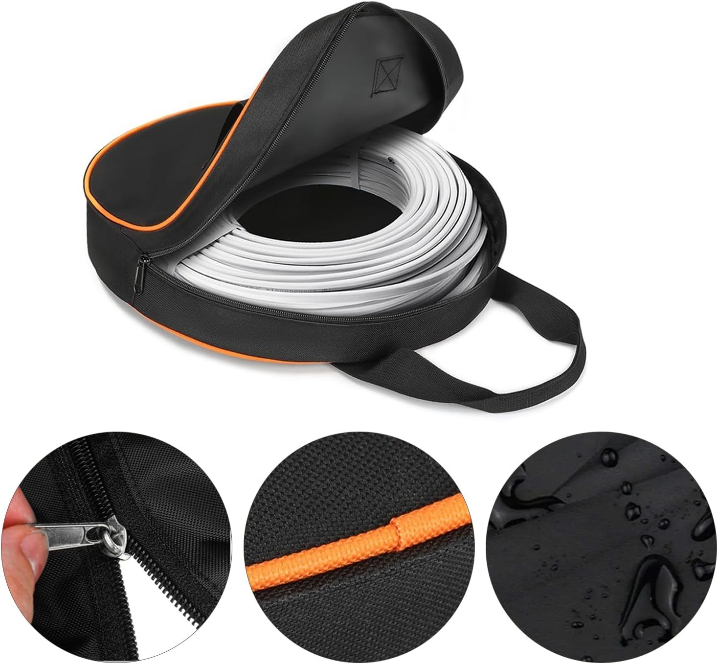 Thumbnail 2 de PERSENTU Waterproof Heavy Duty Cable Storage Bag: Large Capacity Organiser for Campervan & EV Cables