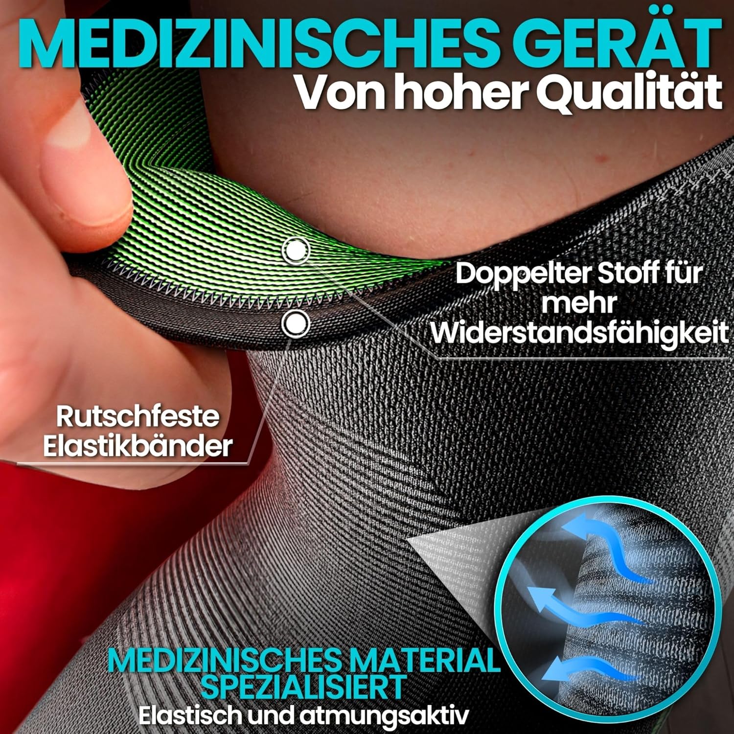 Thumbnail 2 de NativoDex Ellenbogenbandage – Kompressionsbandage für Ellenbogen, Unterstützung bei Tennisarm, Golferarm und Arthrose