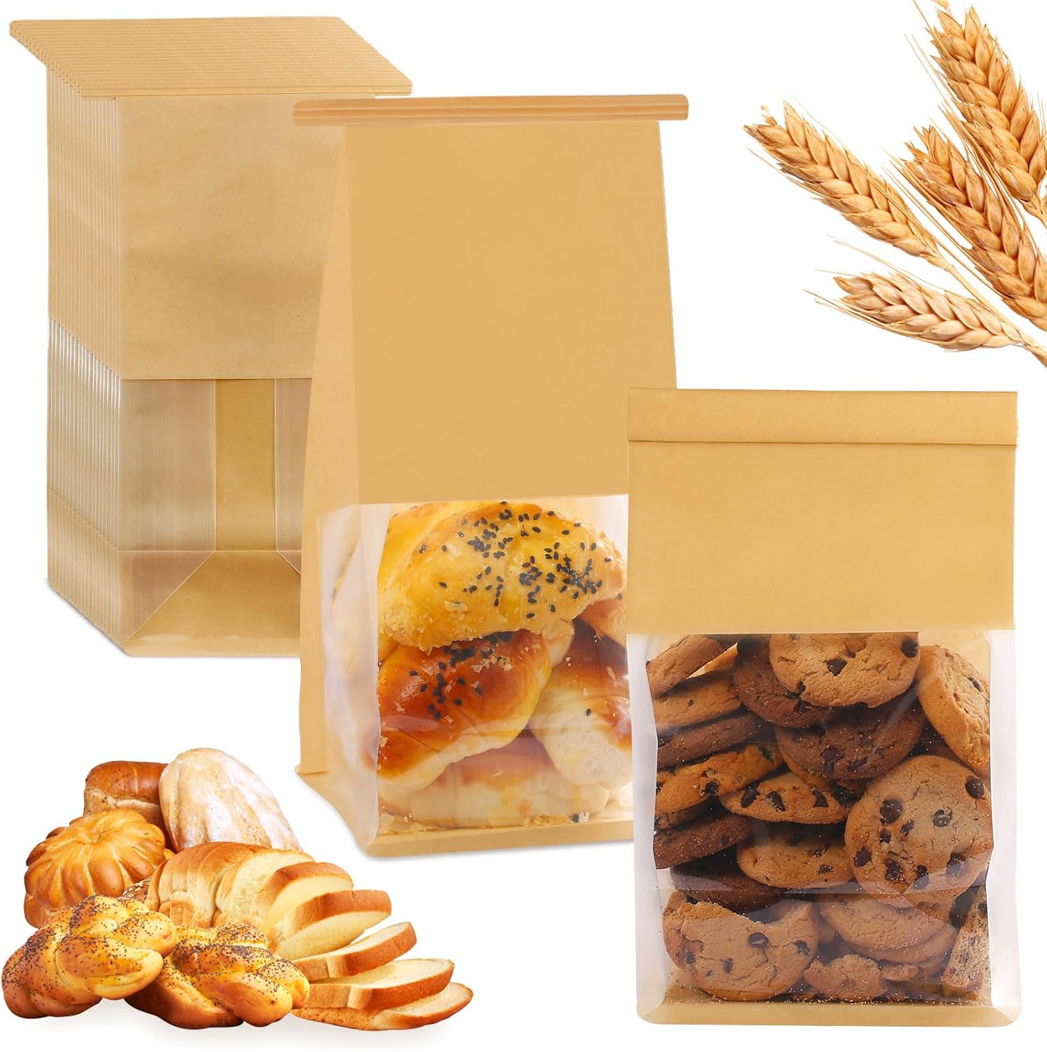 Detalle de HONKID Bakery Bags, 50 Pack