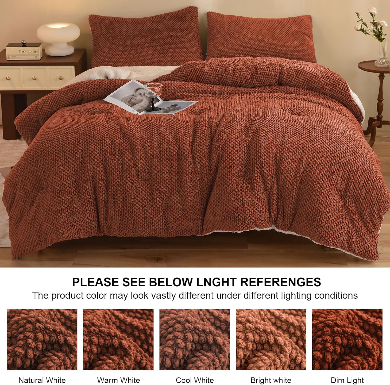 Thumbnail 4 de LLanCL 3D Jacquard Comforter 90"x90"