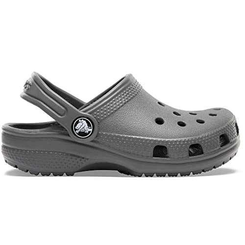 Detalle de Crocs Unisex Kids Classic Clog TClog in Slate Grey (9 UK Child)