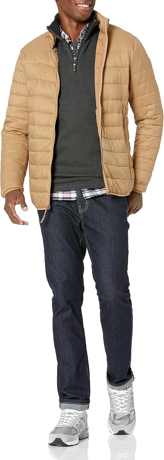 Thumbnail 2 de Herren Pullover mit Viertelreißverschluss aus französischem Rippstrick (Normale Passform)